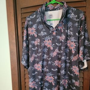 Mens silky collared shirt xxl